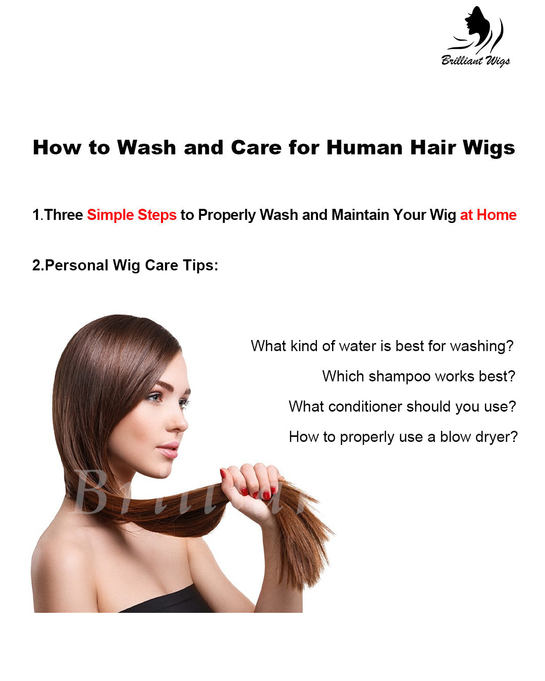 How to Properly Wash and Care for Your Human Hair Wig at Home