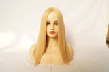 4x4" Silk Top Full Lace Wigs for Women Full Hand Tied Real Virgin Human Hair Kosher Jewish Wig