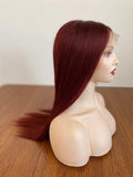 Full Lace Wig for Women 100% Real Virgin Human Hair Full Hand Tied Jewish Wig without Silk Part
