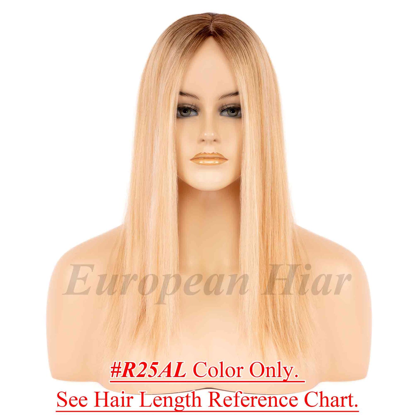 8x8inch Lace Front Silk Top with Weft Base Remy Human Hair Topper Natural Looking - Brilliantwigs
