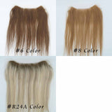 28x4cm HD-Lace Frontal Hairlines Topper 100% Remy Human Hair Brilliantwigs