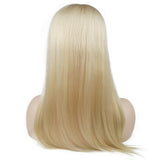 6x6.5 inch Full Silk Base Lace Front Remy Human Hair Topper 100% Hand Tied Brilliantwigs