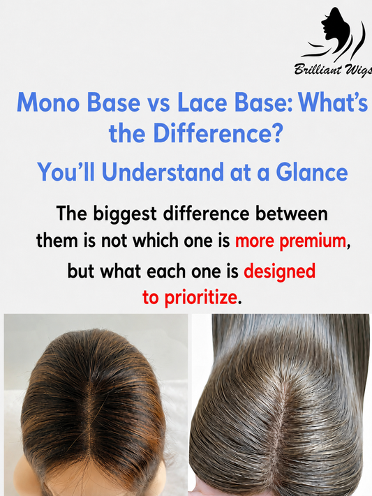 Mono Base vs Lace Base: What’s the Difference?——You’ll Understand at a Glance