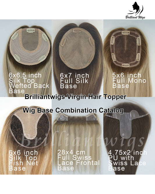 Understanding BrilliantWigs Hair Topper Base Constructions