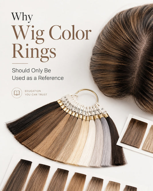 Why Wig Color Rings Should Only Be Used as a Reference, Not an Absolute Standard