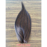 5.5x2.75 inch Full Silk Base Remy Human Hair Topper 100% Hand-Tied 150% Density