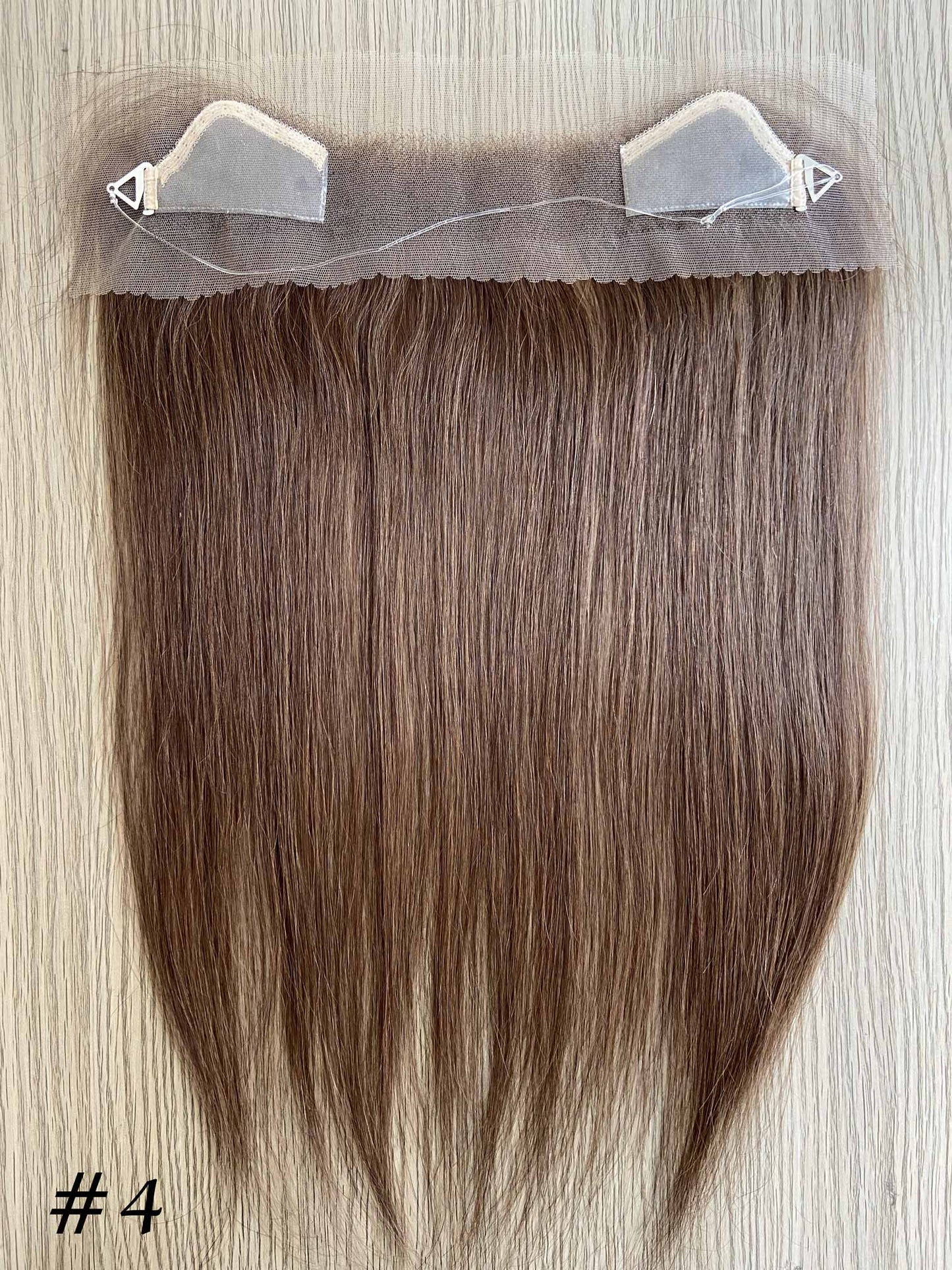 28x4cm HD-Lace Frontal Hairlines Topper 100% Remy Human Hair Brilliantwigs