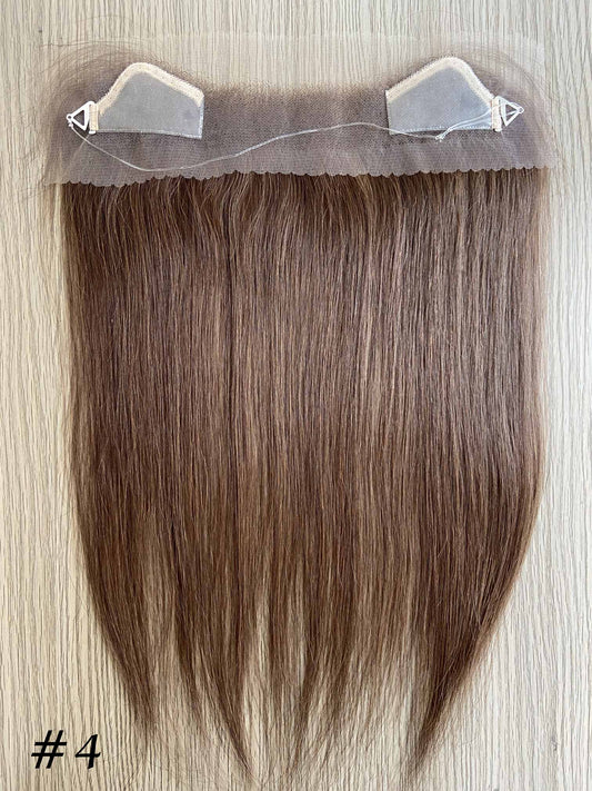 28x4cm HD-Lace Frontal Hairlines Topper 100% Remy Human Hair Brilliantwigs