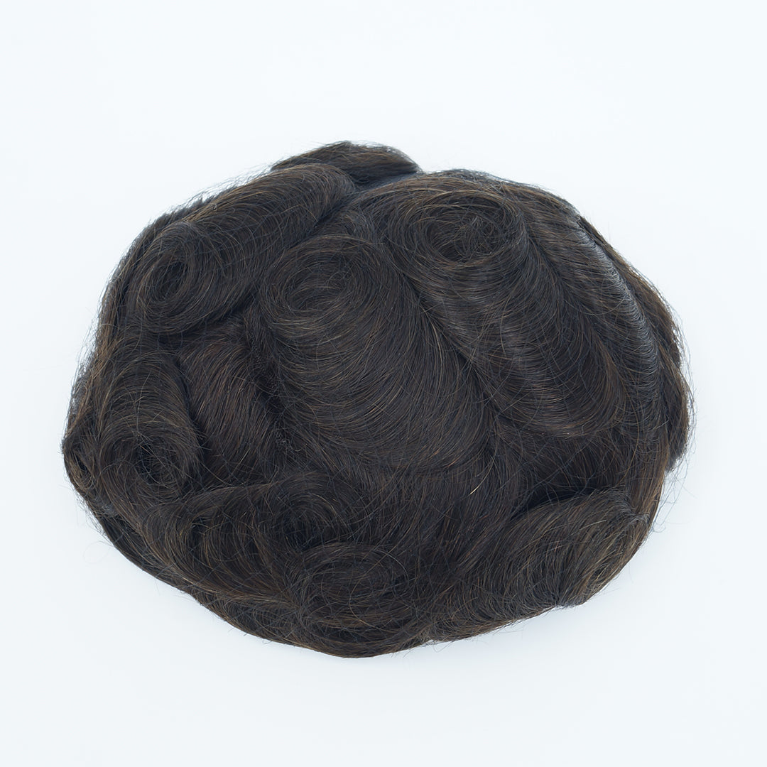 Q6 Toupee for Men丨 Swiss Lace with Thin Skin Hairpieces for Thinning Hair Brilliantwigs