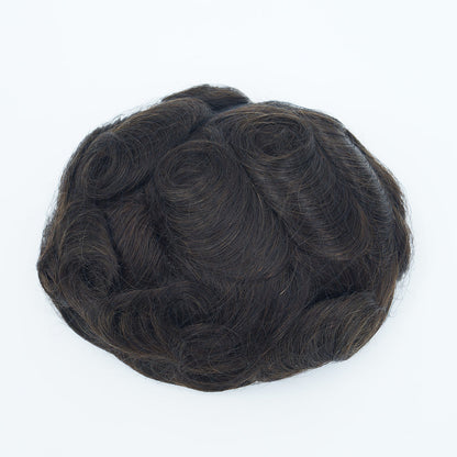 Q6 Toupee for Men丨 Swiss Lace with Thin Skin Hairpieces for Thinning Hair Brilliantwigs