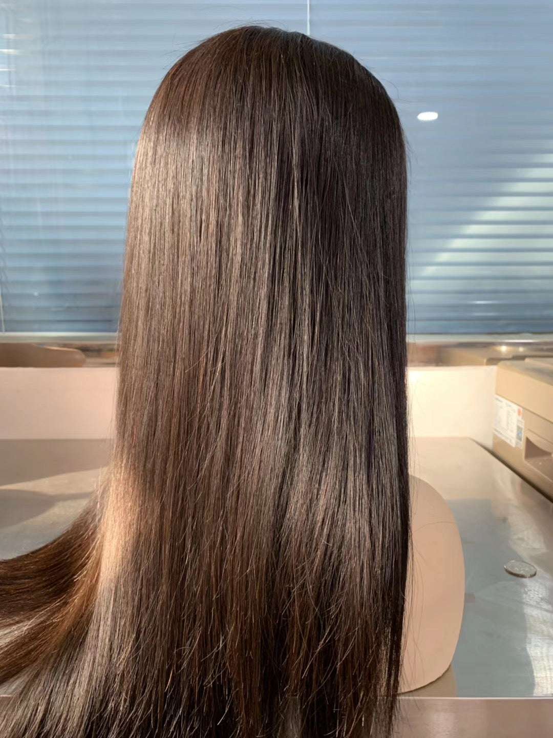 Full Lace Wig for Women 100% Real Virgin Human Hair Full Hand Tied Jewish Wig without Silk Part
