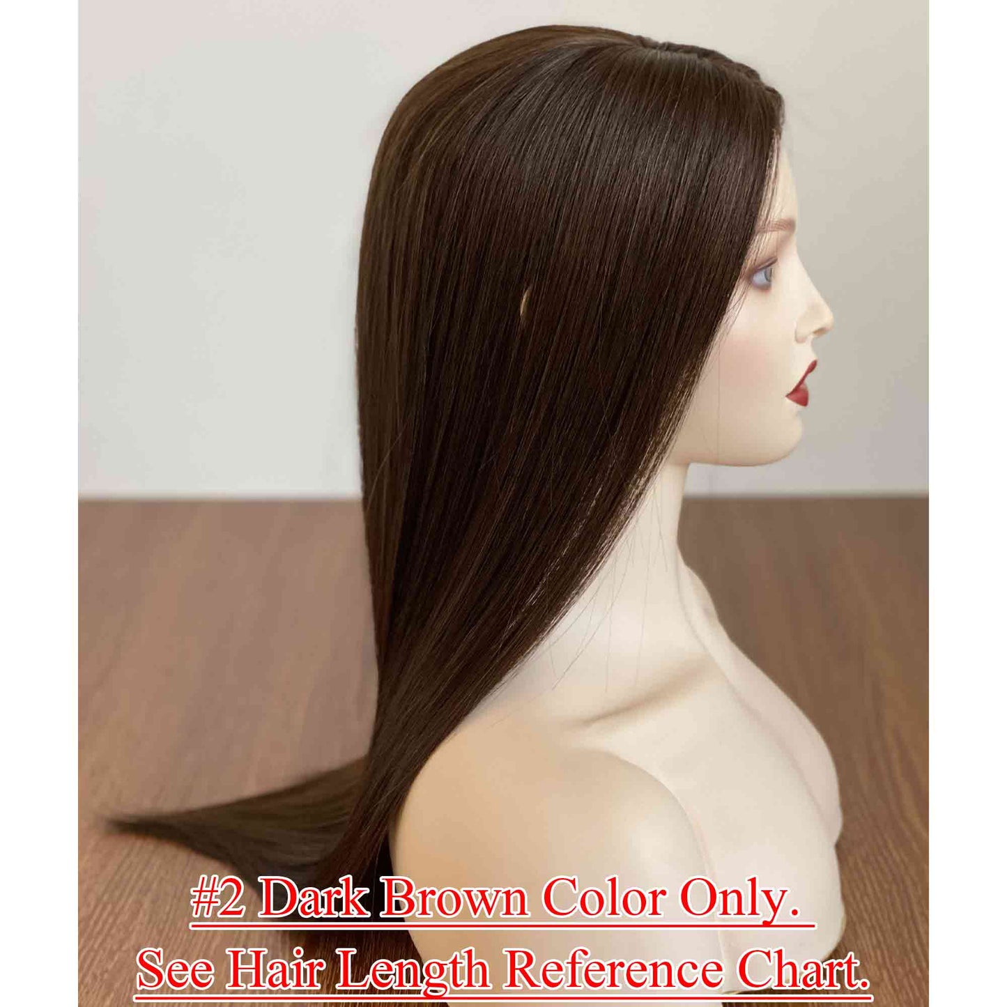 8x8inch Lace Front Silk Top with Weft Base Remy Human Hair Topper Natural Looking - Brilliantwigs