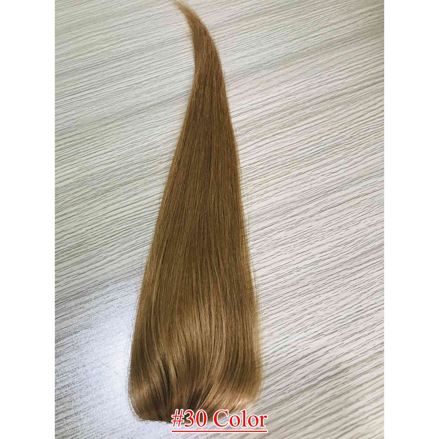 4.75x2 inch PU Base Remy Human Hair Topper Full Hand Tied 150% Density - Brilliantwigs