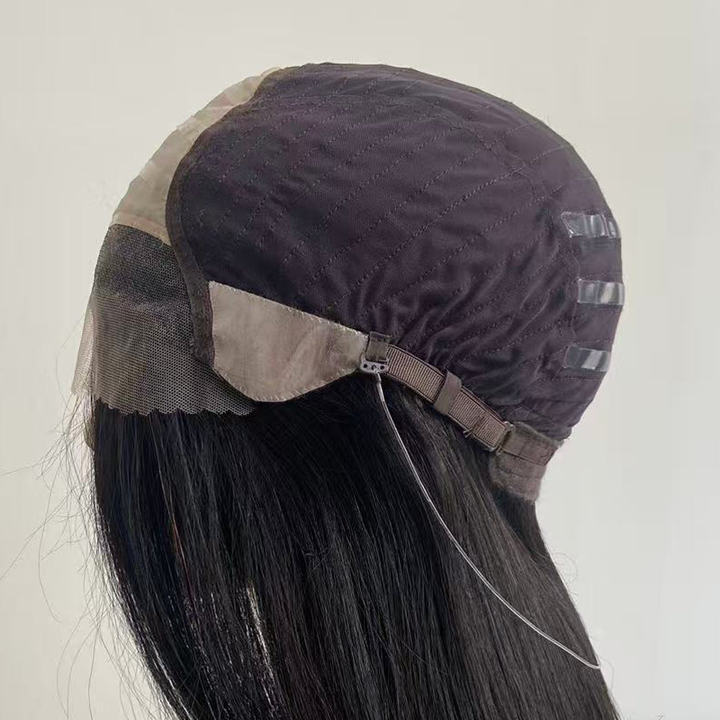 4x4” Silk Top Virgin Hair Wig with Wefted Back  Medical Silicone Wig - Brilliantwigs