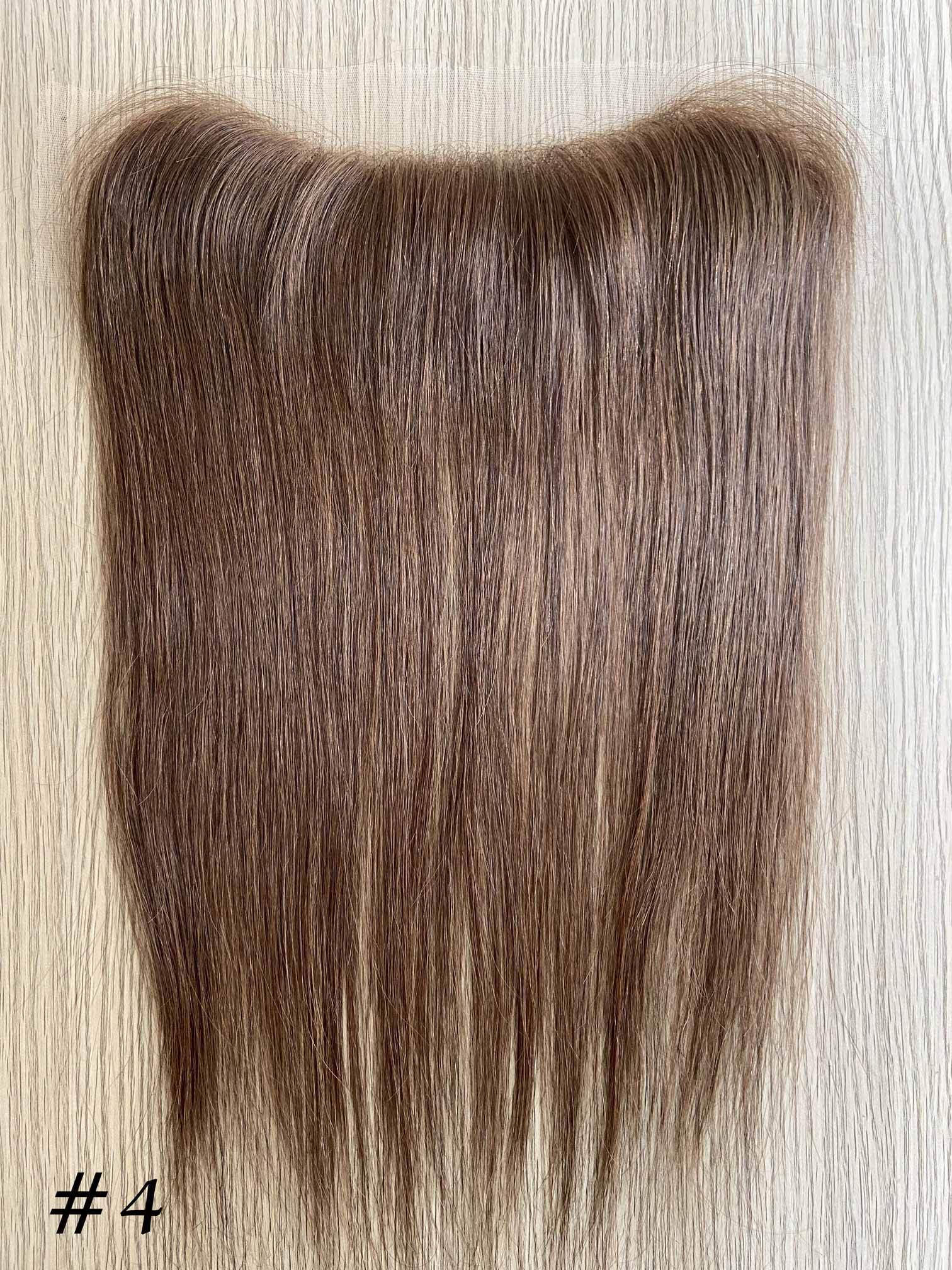 28x4cm HD-Lace Frontal Hairlines Topper 100% Remy Human Hair Brilliantwigs
