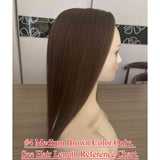 5x3 inch Hand Tied MONO Base Remy Human Hair Topper