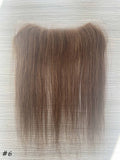 28x4cm HD-Lace Frontal Hairlines Topper 100% Human Hair