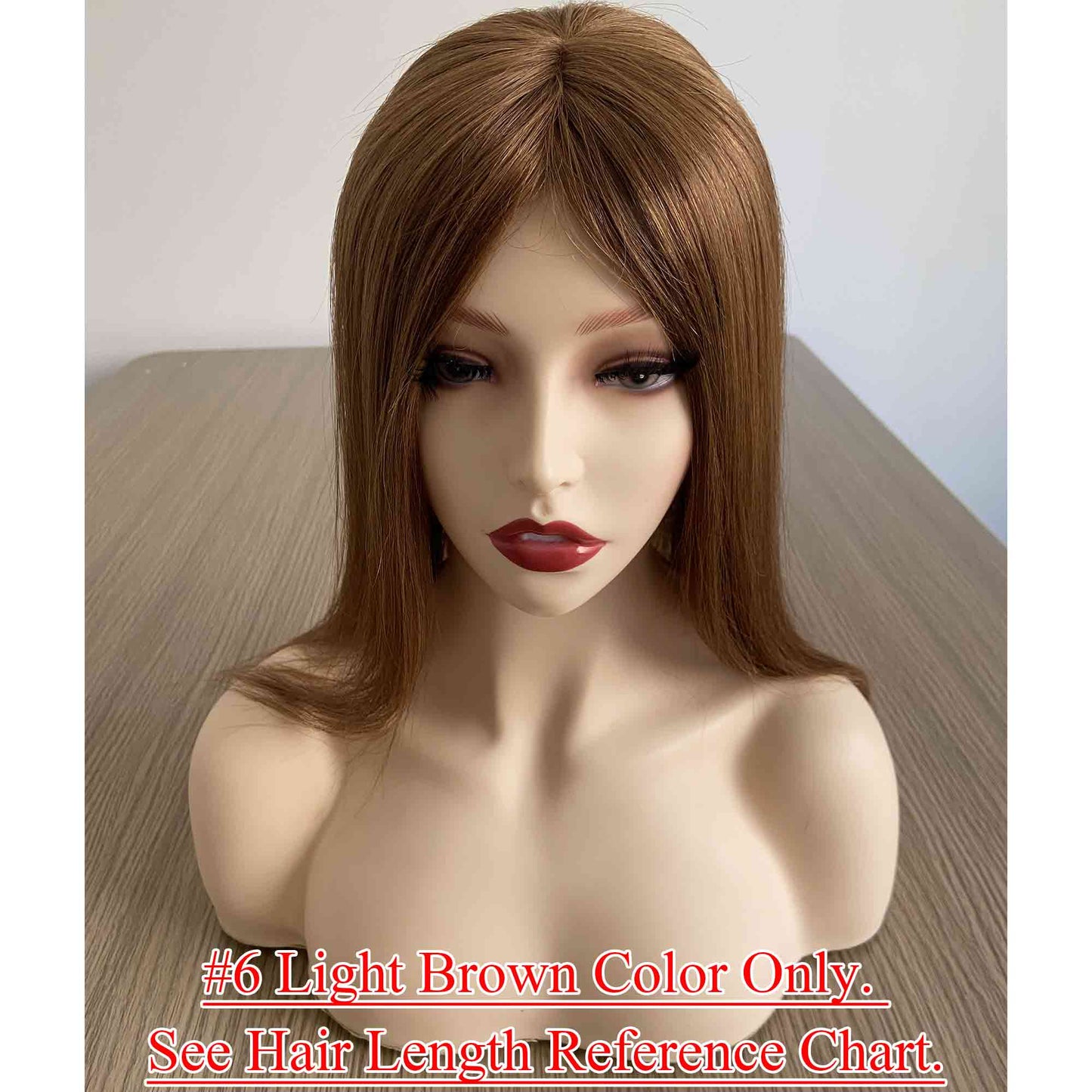 6x6 inch Silk Part Hair Integration System Fish Net Topper for Women 100% Hand Tied - Brilliantwigs