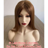 5x6 inch  Mono Base Remy Human Hair Topper 100% Full Hand Tied