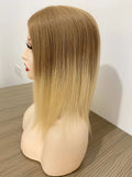 6"x 7" Full Silk Base Virgin Human Hair Topper 100% Hand Tied