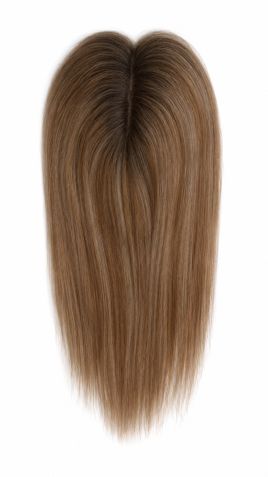 European Hair 5x3 inch Hand Tied MONO Base Hair Topper - Brilliantwigs
