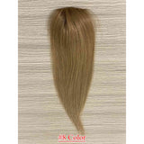 5.5x2.75 inch Full Silk Base Remy Human Hair Topper 100% Hand-Tied 150% Density