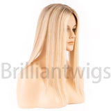European Hair Topper 6x7 inch Full Silk Base 100% Hand Tied - Brilliantwigs