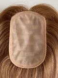 5"x 3" Full Silk Base Virgin Human Hair Topper 100% Hand Tied