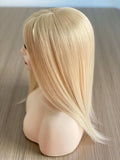 6"x6" Silk Part Hair Integration System for Women 100% Hand Tied Fish Net Around