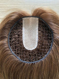 6"x6" Silk Part Hair Integration System for Women 100% Hand Tied Fish Net Around