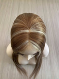 4x4" Silk Top Full Lace Wigs for Women Full Hand Tied Real Virgin Human Hair Kosher Jewish Wig