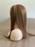 4x4" Silk Top Full Lace Wigs for Women Full Hand Tied Real Virgin Human Hair Kosher Jewish Wig