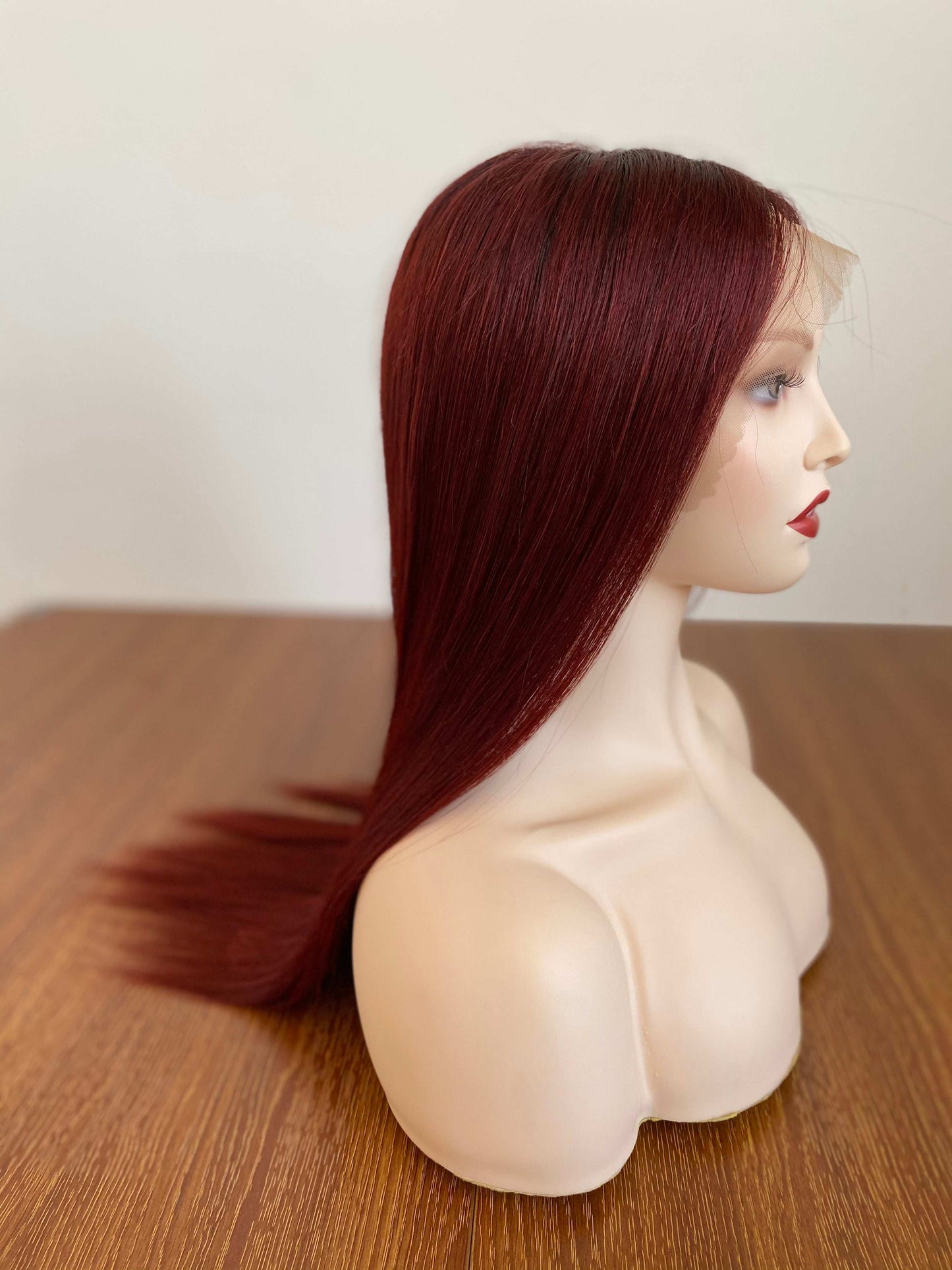 Full Lace Wig for Women 100% Real Virgin Human Hair Full Hand Tied Jewish Wig without Silk Part