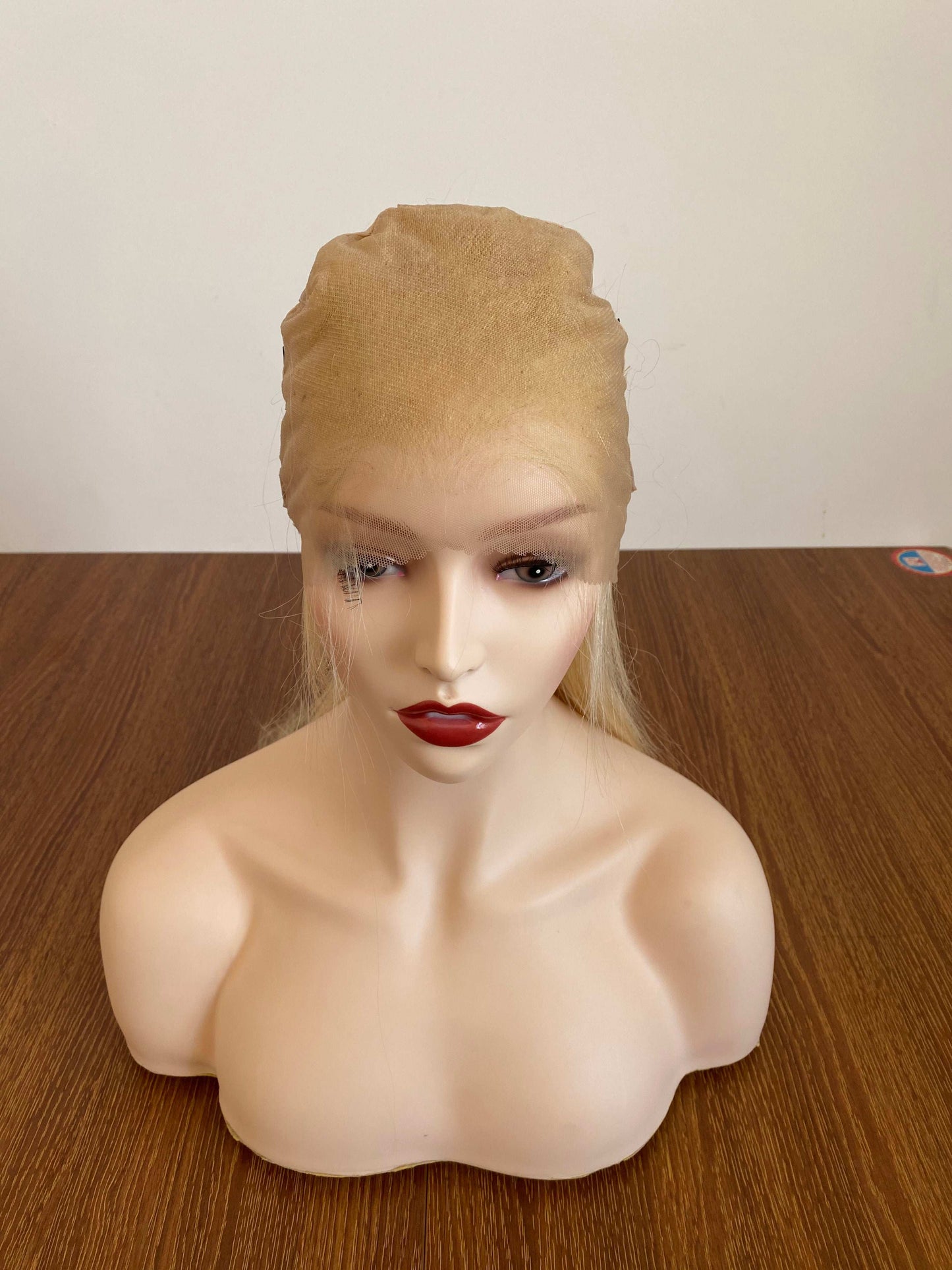 Full Lace Wig for Women 100% Real Virgin Human Hair Full Hand Tied Jewish Wig without Silk Part
