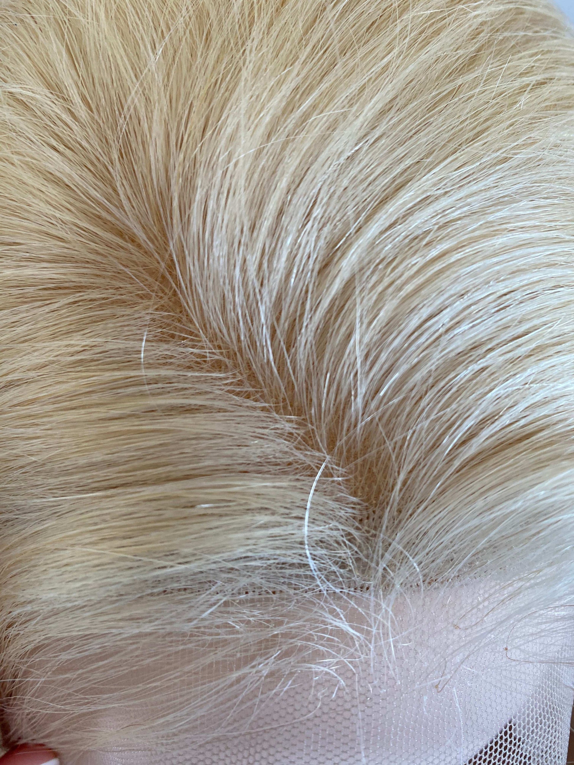 Full Lace Wig for Women 100% Real Virgin Human Hair Full Hand Tied Jewish Wig without Silk Part