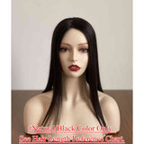 6x7 inch Full Silk Base Remy Human Hair Topper 100% Hand Tied