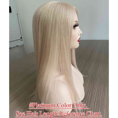 6x6.5 inch Silk Top with Weft Base Remy Human Hair Topper BEST SELLER Natural Looking - Brilliantwigs