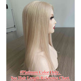 6x6.5 inch Silk Top with Weft Base Remy Human Hair Topper BEST SELLER Natural Looking