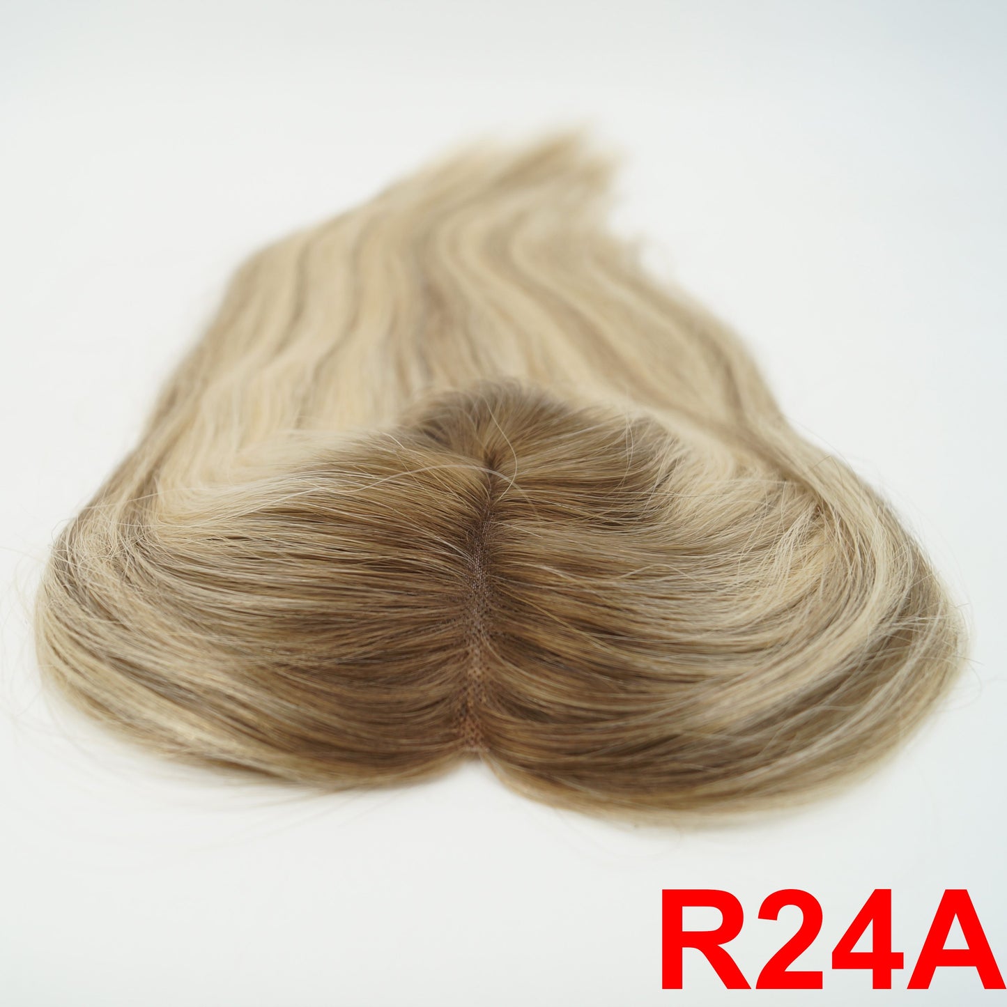 European Hair Topper 5x6 inch Mono Base Pu Around 100% Full Hand Tied
