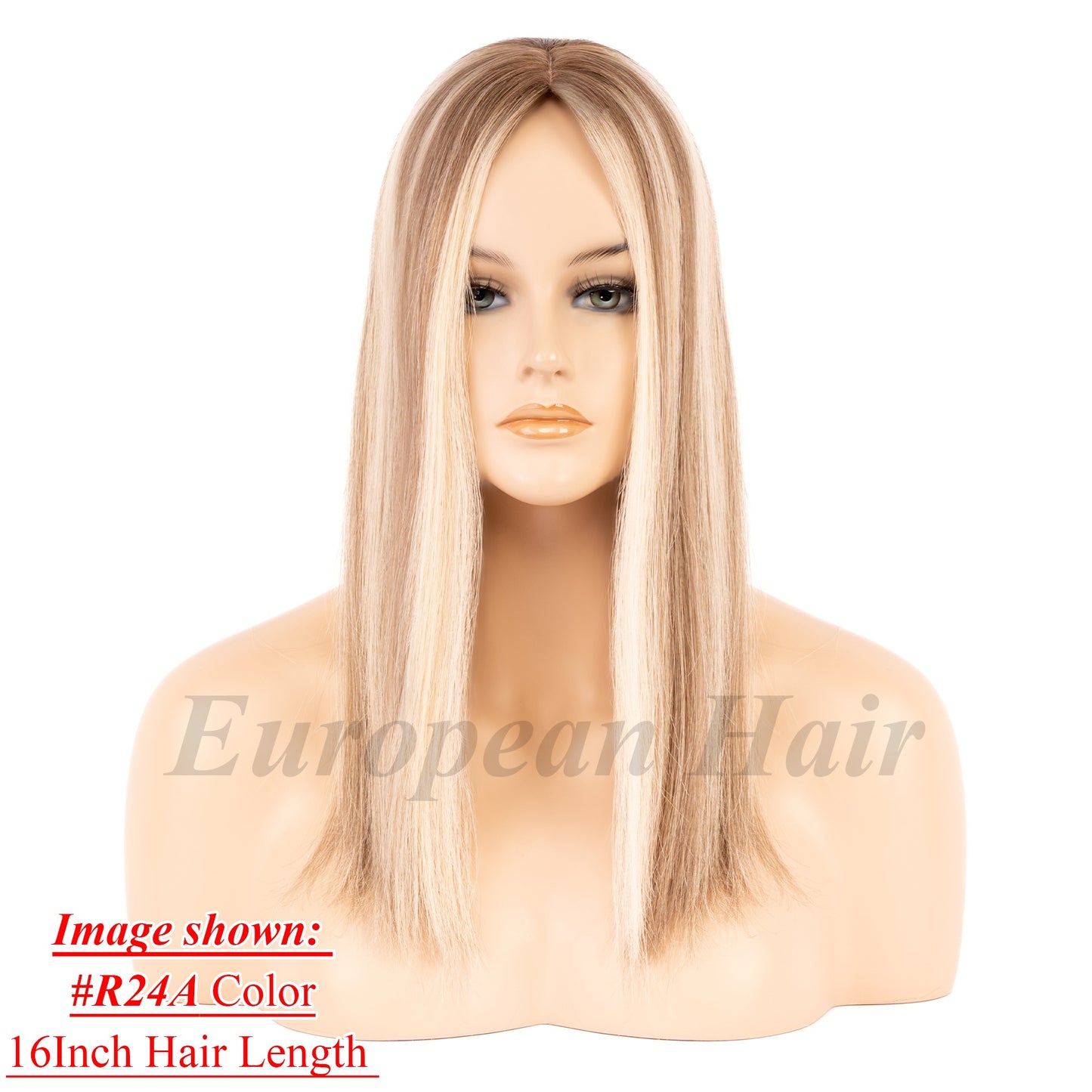 European Hair 8x8 inch Silk Top with Weft Base Hair Topper Best Choice Natural Looking