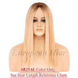 8x8inch Lace Front Silk Top with Weft Base Remy Human Hair Topper Natural Looking - Brilliantwigs