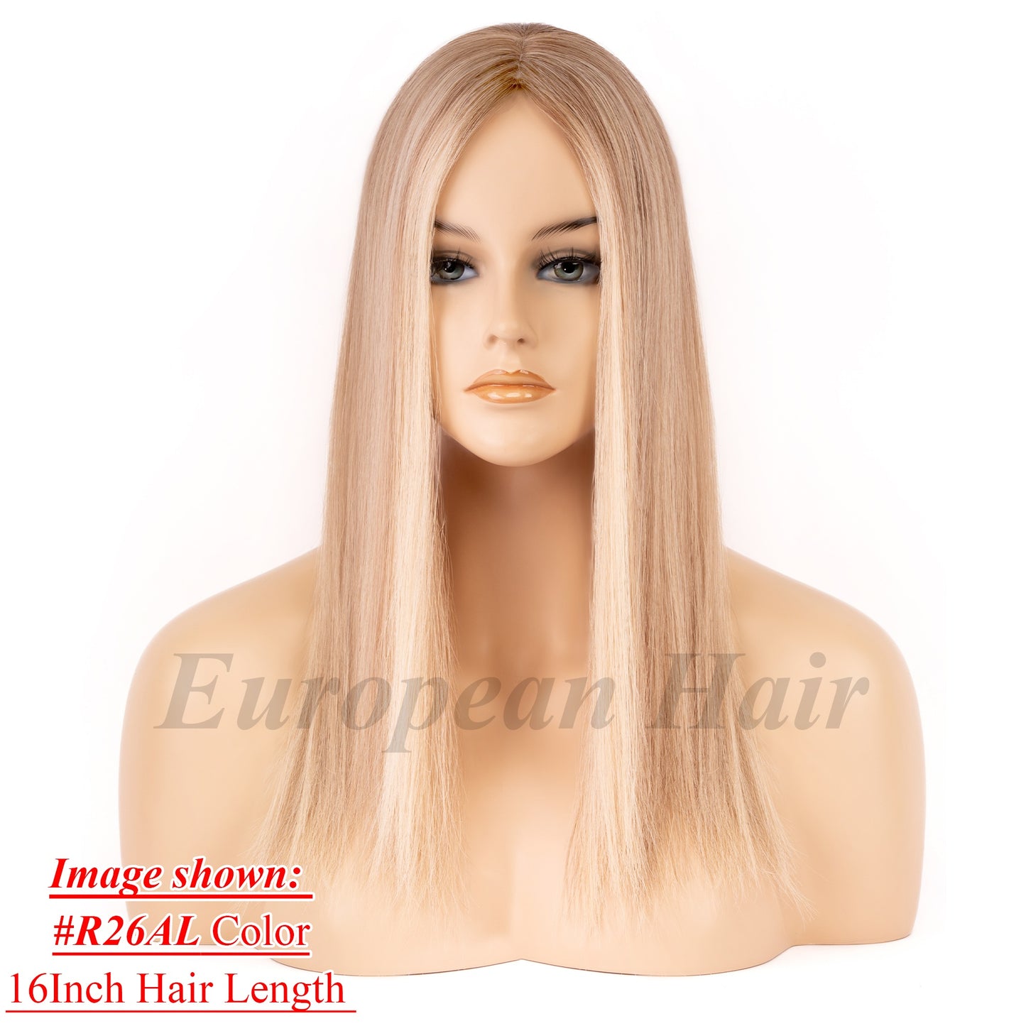 European Hair 8x8 inch Silk Top with Weft Base Hair Topper Best Choice Natural Looking