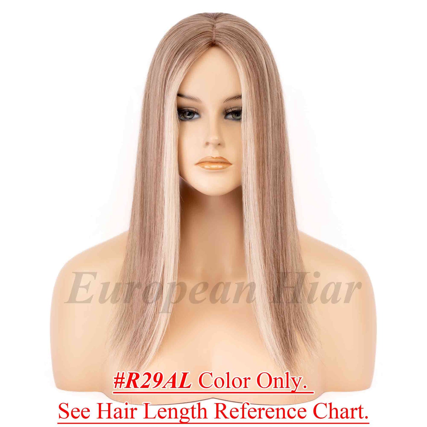 5x3 inch Full Silk Base Remy Human Hair Topper Samll Size 100% Hand Tied - Brilliantwigs