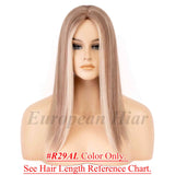 5x3 inch Full Silk Base Remy Human Hair Topper Samll Size 100% Hand Tied - Brilliantwigs