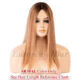 5x3 inch Full Silk Base Remy Human Hair Topper Samll Size 100% Hand Tied - Brilliantwigs