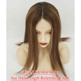 4x4inch Silk Top Full Lace Cap Medical Silicone Wig 100% Remy Human Hair Full Hand Tied