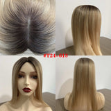 6"x6" Silk Part Hair Integration System for Women 100% Hand Tied Fish Net Around