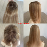 6"x6" Silk Part Hair Integration System for Women 100% Hand Tied Fish Net Around