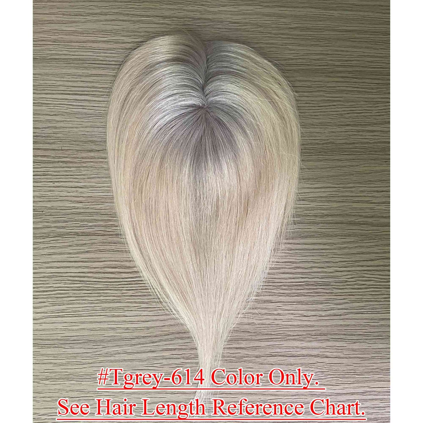 5x3 inch Hand Tied MONO Base Remy Human Hair Topper - Brilliantwigs