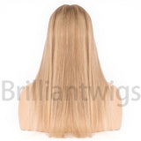 100% European Hair SiliconeMedical Wig 4x4inch Silk Top Full Lace Cap Full Hand Tied - Brilliantwigs